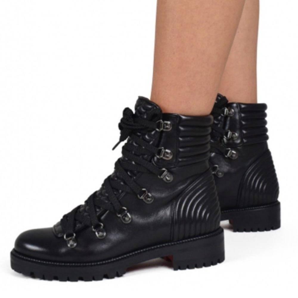 Christian Louboutin flat ankle boots